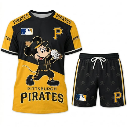 All 30 BASEBALL Teams Available-COMBO GIFTS FOR FAN | Sport Fan Set — T-Shirt + Shorts