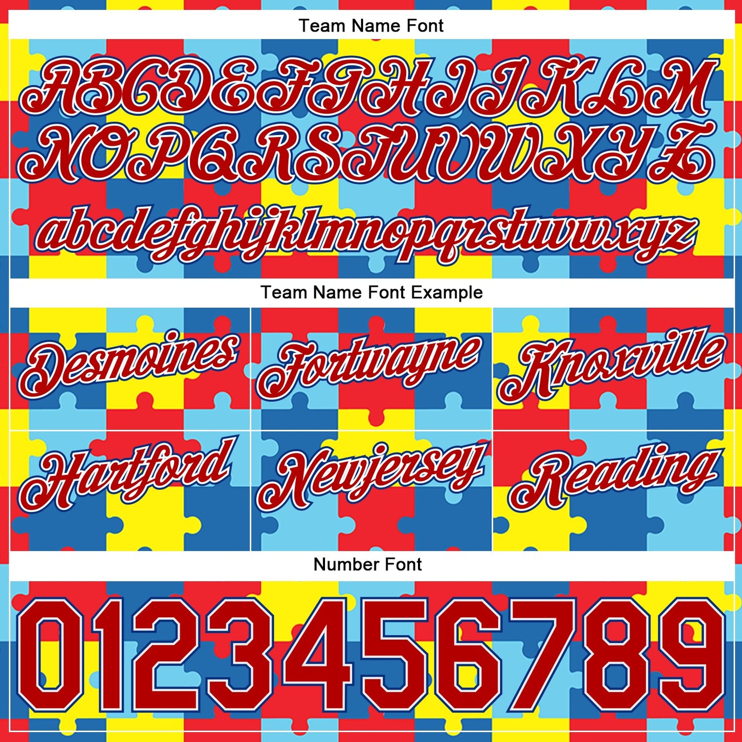 Custom Black Red-Royal 3D Pattern Design Autism Supporter Awareness Puzzle Pieces Authentic Basketball Shorts
