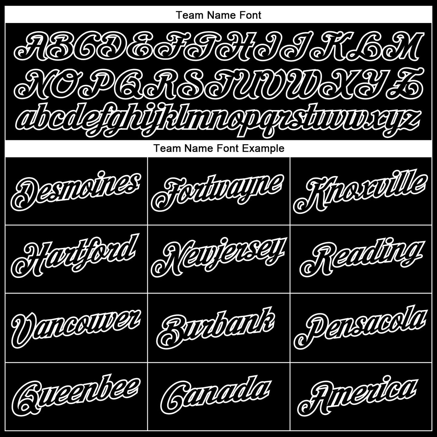 Custom Black White Performance T-Shirt