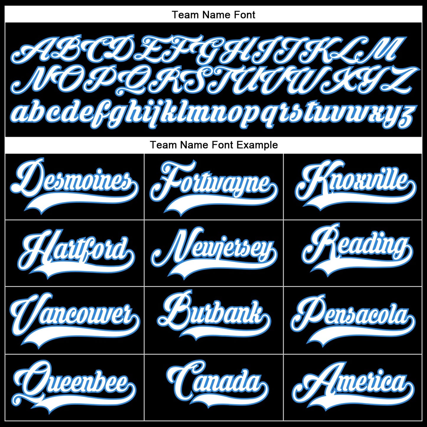 Custom Black White-Powder Blue Hockey Lace Neck Jersey
