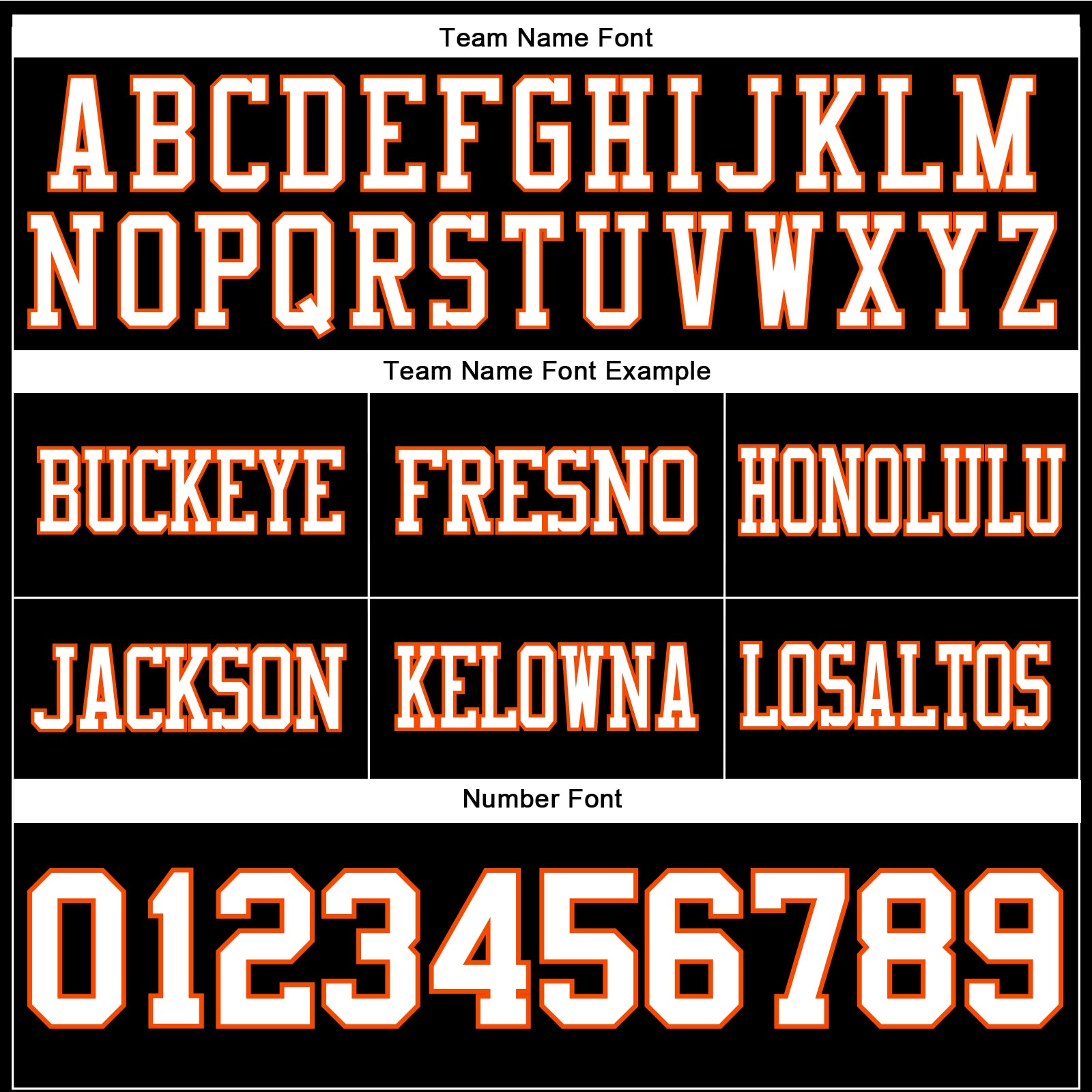 Custom Black White-Orange Authentic Football Jersey