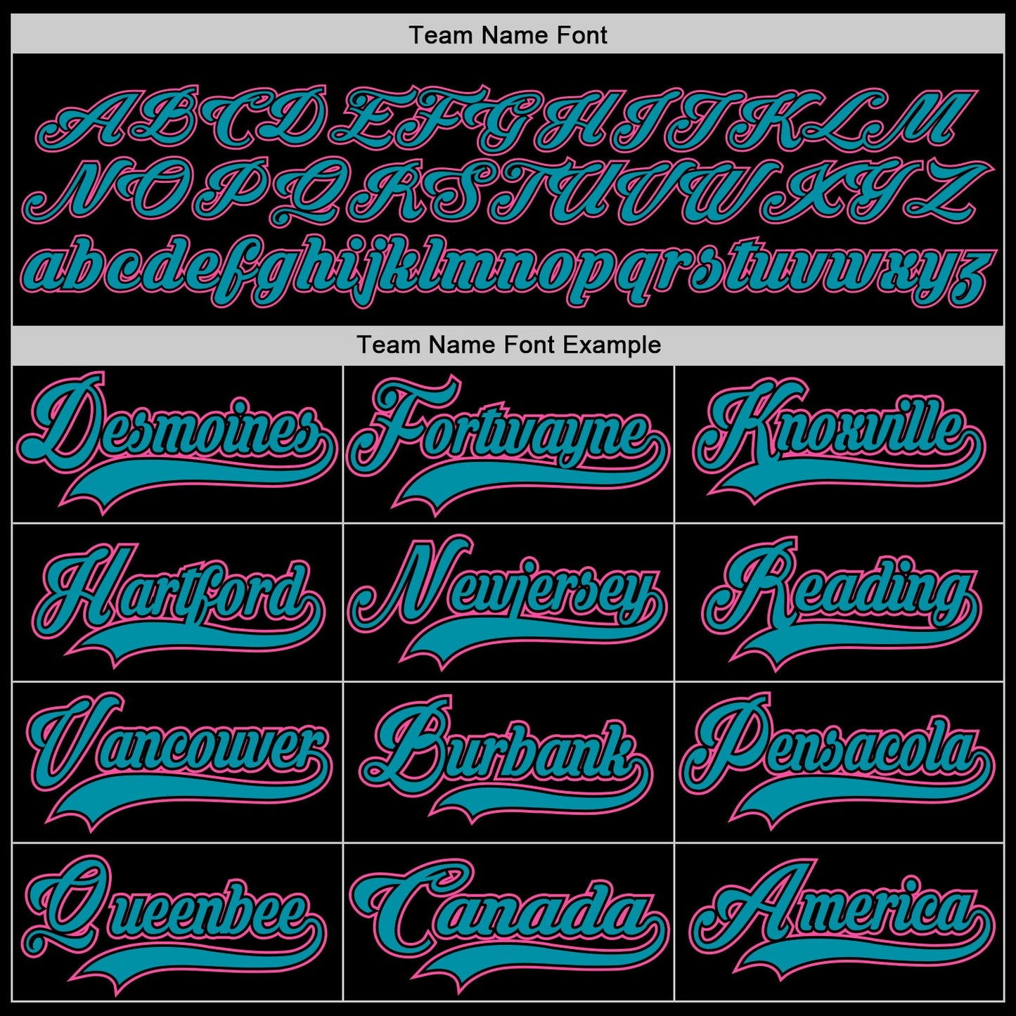 Custom Black Pink-Teal Hockey Jersey