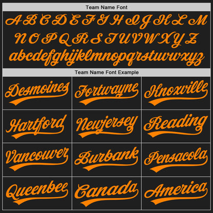 Custom Stitched Black Bay Orange Baseball Pullover Sweatshirt Hoodie