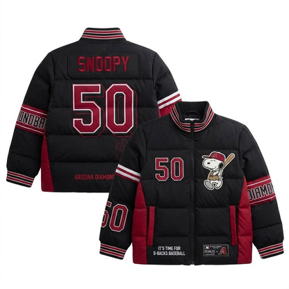 Sport Fan Stand-up Collar Down Jacket | All 30 Teams MLB Available - GIFTS FOR FAN