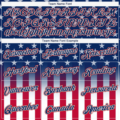 Custom Stitched Blue Red-White 3D American Flag Fashion Sports Pullover Sweatshirt Hoodie