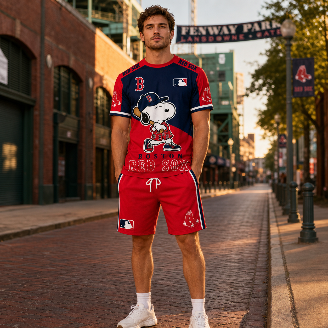Sport Fan Set — T-Shirt + Shorts | All 30 Teams Available-COMBO GIFTS FOR FAN