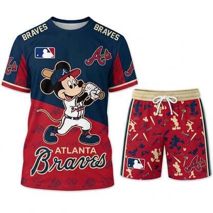 All 30 BASEBALL Teams Available-COMBO GIFTS FOR FAN | Sport Fan Set — T-Shirt + Shorts