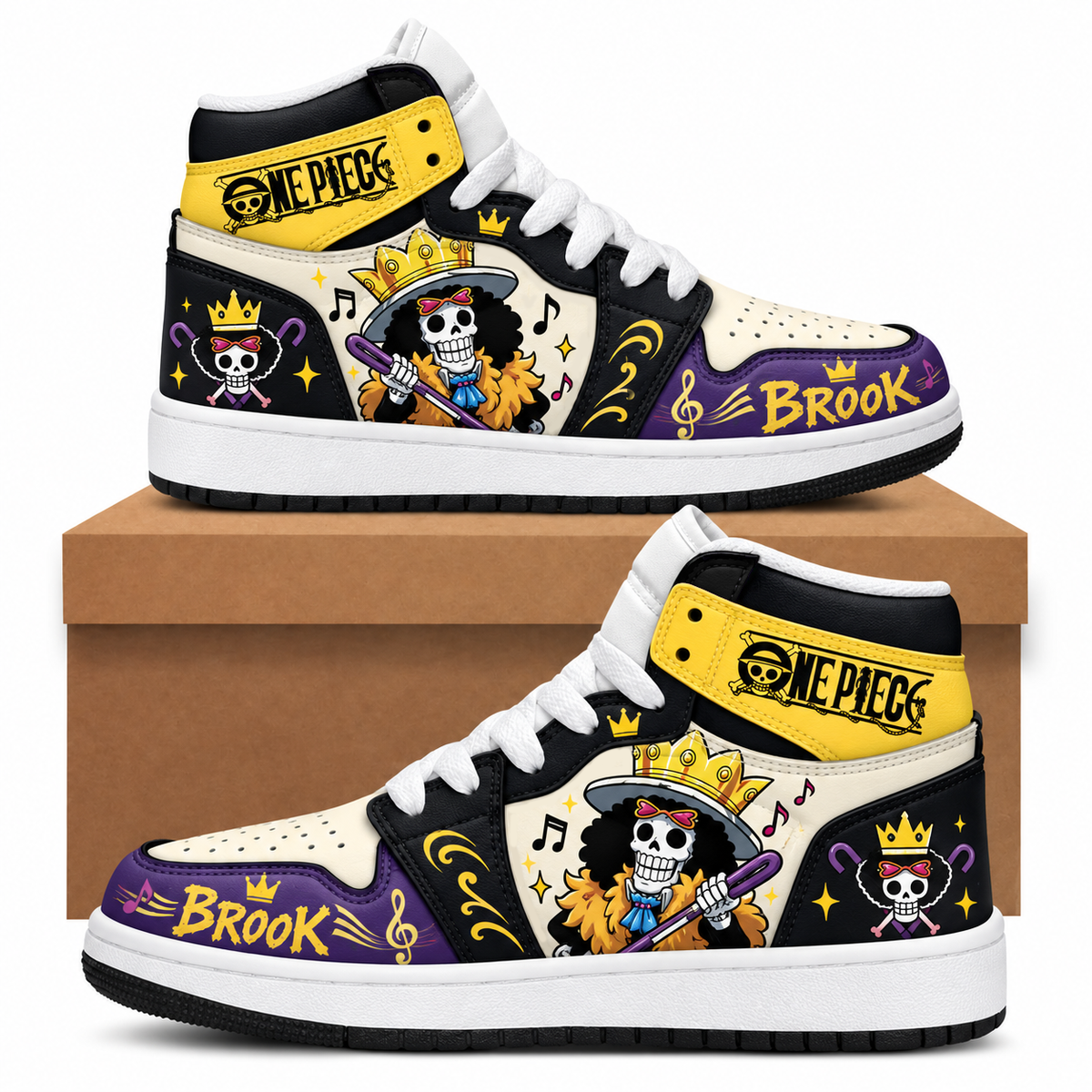 Limited Edition One Piece Squad Fan Shoes — Anime High Top Sneaker Gift