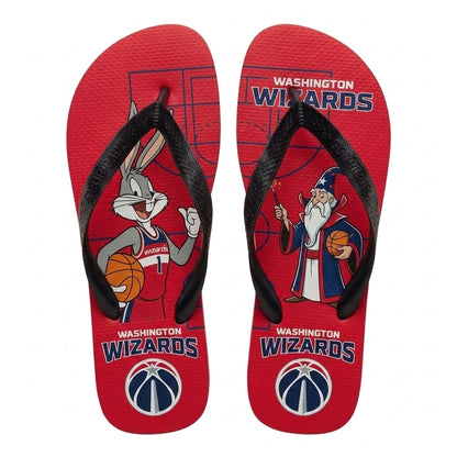 Cartoon Beagle Basketball Flip Flops, Sport Fan Sandals | 30 Teams Available