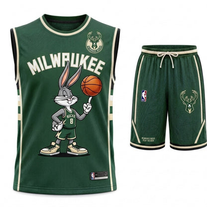 Sport Fan Set — Basketball Jersey+ Shorts | 15 Teams Available-COMBO GIFTS FOR FAN basketball