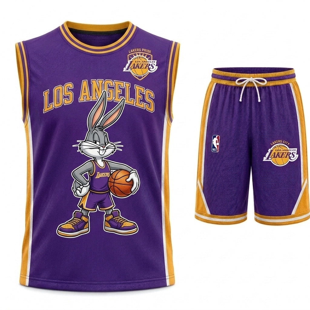 Sport Fan Set — Basketball Jersey+ Shorts | 15 Teams Available-COMBO GIFTS FOR FAN basketball
