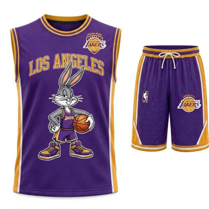 Sport Fan Set — Basketball Jersey+ Shorts | 15 Teams Available-COMBO GIFTS FOR FAN basketball