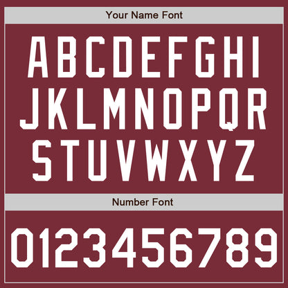 Custom Stitched Burgundy White-Burgundy Baseball Pullover Sweatshirt Hoodie