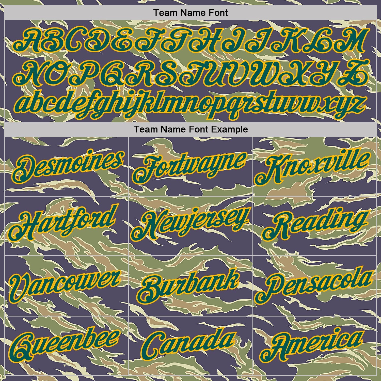 Custom Camo Midnight Green-Gold Tiger Stripe Camouflage Salute To Service Performance T-Shirt