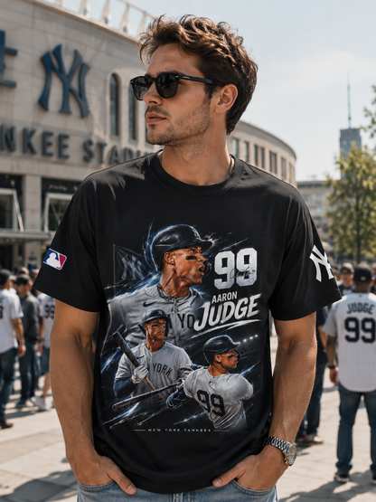 Aaron Judge 99 New York Baseball Fan Shirt, Hoodie, Sweatshirt & Zip Hoodie | Yankees Inspired MLB A - Custom Fan Apparel Image 3