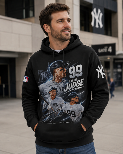 Aaron Judge 99 New York Baseball Fan Shirt, Hoodie, Sweatshirt & Zip Hoodie | Yankees Inspired MLB A - Custom Fan Apparel Image 7