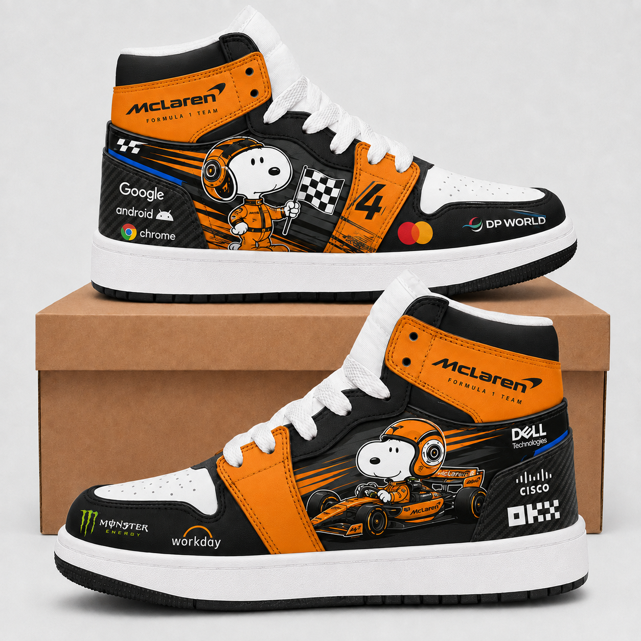 Sport Racing Fan Shoes | All 11 Formulaa Teams Available - Custom Fan Apparel Image 2