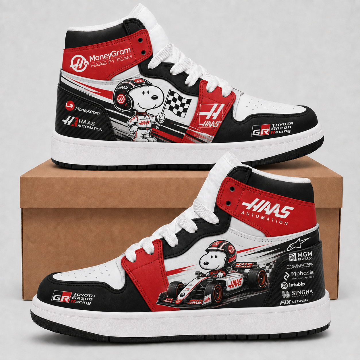 Sport Racing Fan Shoes | All 11 Formulaa Teams Available - Custom Fan Apparel Image 9