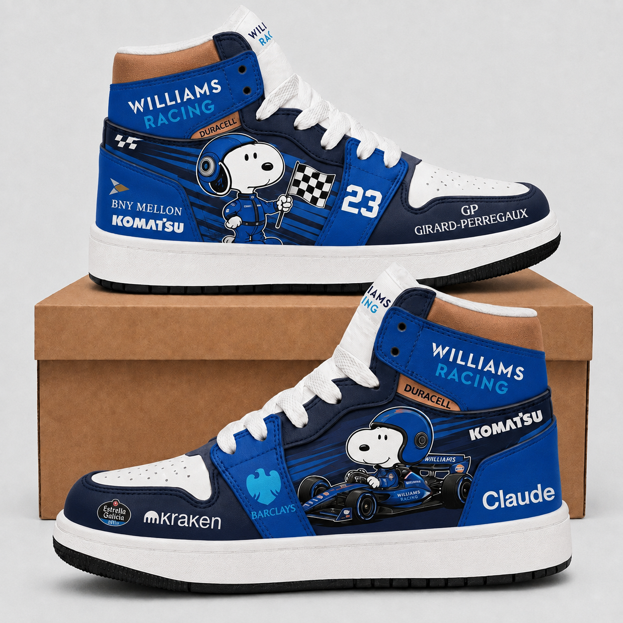 Sport Racing Fan Shoes | All 11 Formulaa Teams Available - Custom Fan Apparel Image 7
