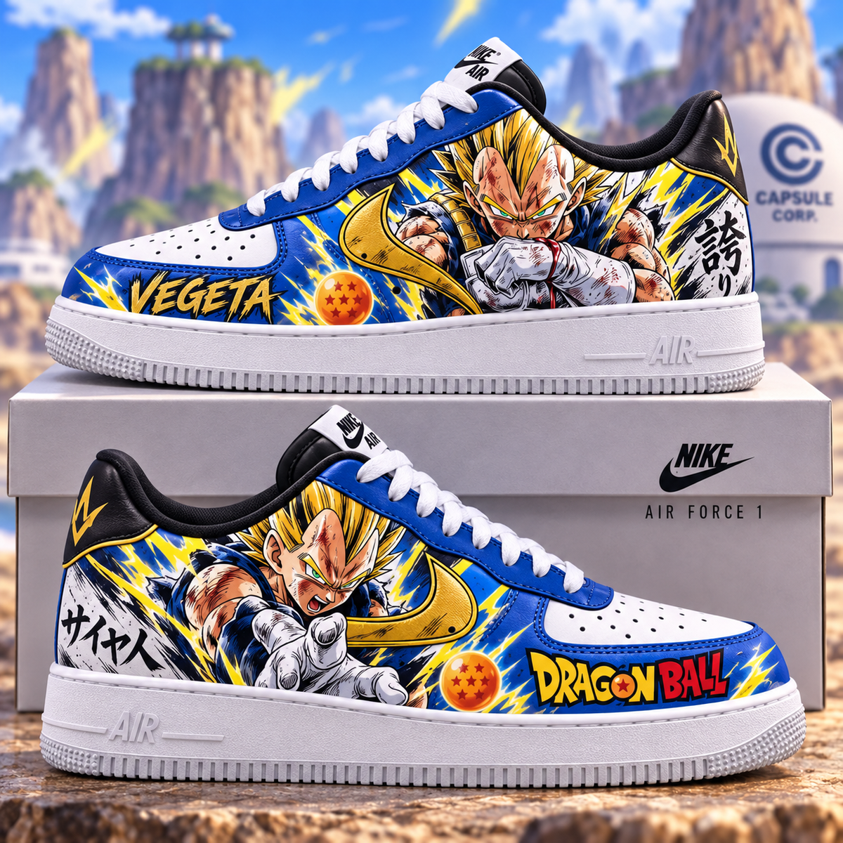 Dragon Ball Vegeta Multi-form Fan Shoes — Anime Sneaker Gift