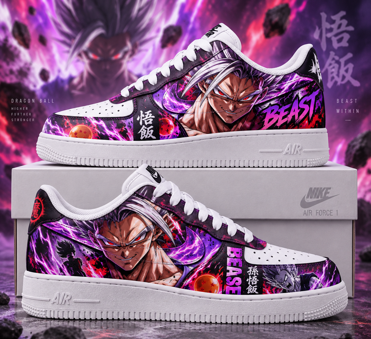 DBL Gohan Beast Fan Shoes — Anime Sneaker Gift