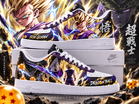 Dragon Ball Son Gohan Fan Shoes — Anime Sneaker Gift