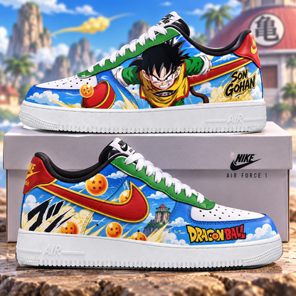 Dragon Ball Son Gohan Fan Shoes — Anime Sneaker Gift