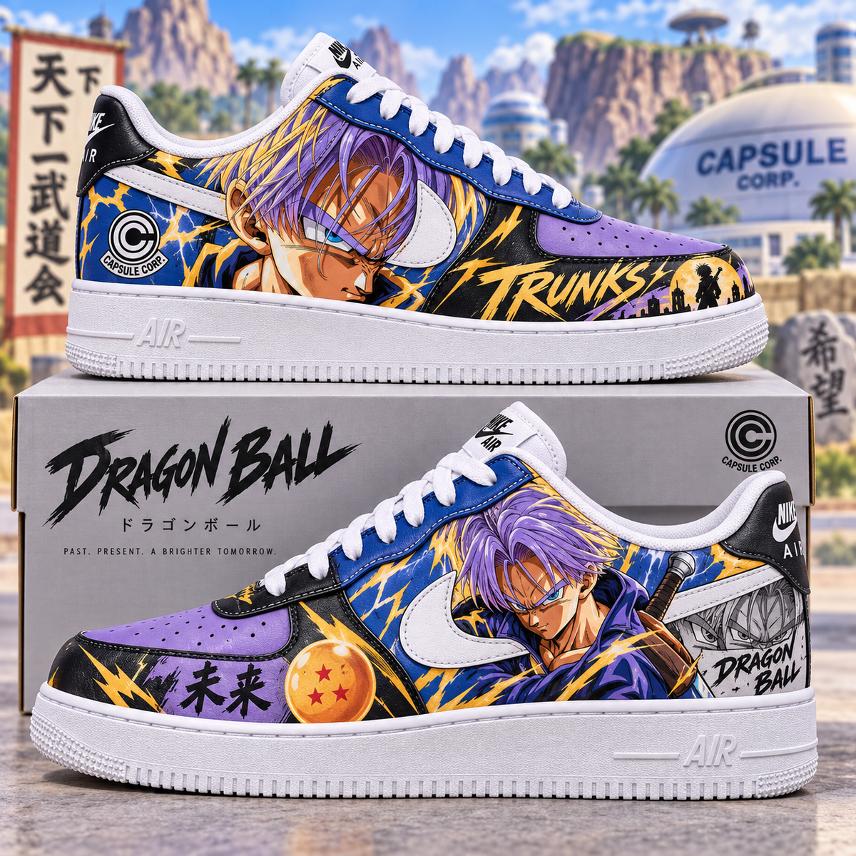Dragon Ball Future Trunks Fan Shoes GIFT — Anime Sneaker