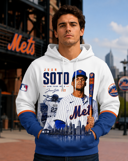 Juan Soto 22 New York Baseball Fan Shirt, Hoodie, Sweatshirt & Zip Hoodie | Mets Inspired MLB Appare - Custom Fan Apparel Image 6