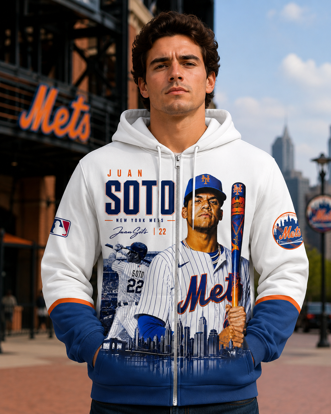 Juan Soto 22 New York Baseball Fan Shirt, Hoodie, Sweatshirt & Zip Hoodie | Mets Inspired MLB Appare - Custom Fan Apparel Image 8