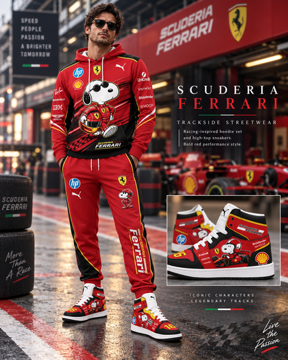 Sport Racing Fan Hoodie Set & High Sneakers | All 11 Formula Teams Available