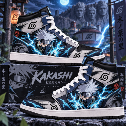 Hatake Kakashi High Top Sneakers — Naruto Inspired Fan Shoes