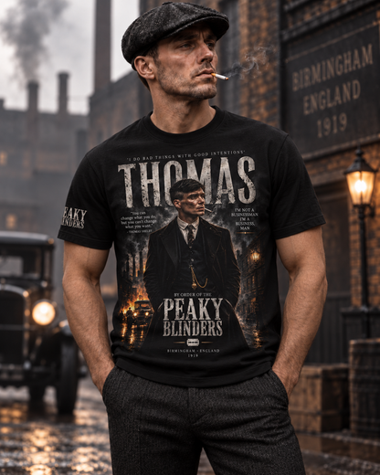 Limited Edition Thomas Vintage Gangster Graphic Apparel — Hoodie, Zip Hoodie, Sweatshirt & T-Shirt