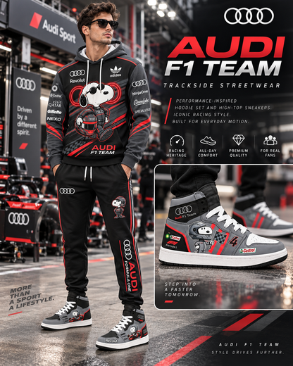 Sport Racing Fan Hoodie Set & High Sneakers | All 11 Formula Teams Available