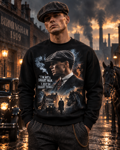 Limited Edition Smart Man Vintage Gangster Graphic Apparel — Hoodie, Zip Hoodie, Sweatshirt & T-Shirt