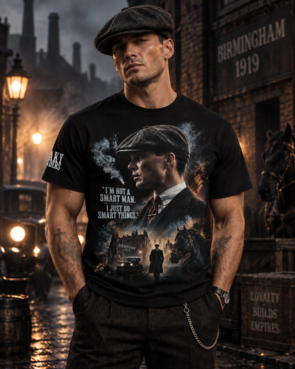 Limited Edition Smart Man Vintage Gangster Graphic Apparel — Hoodie, Zip Hoodie, Sweatshirt & T-Shirt