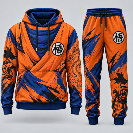 Limited Edition Cosplay Dragon Ball Hoodie & Sweatpants Fan Set