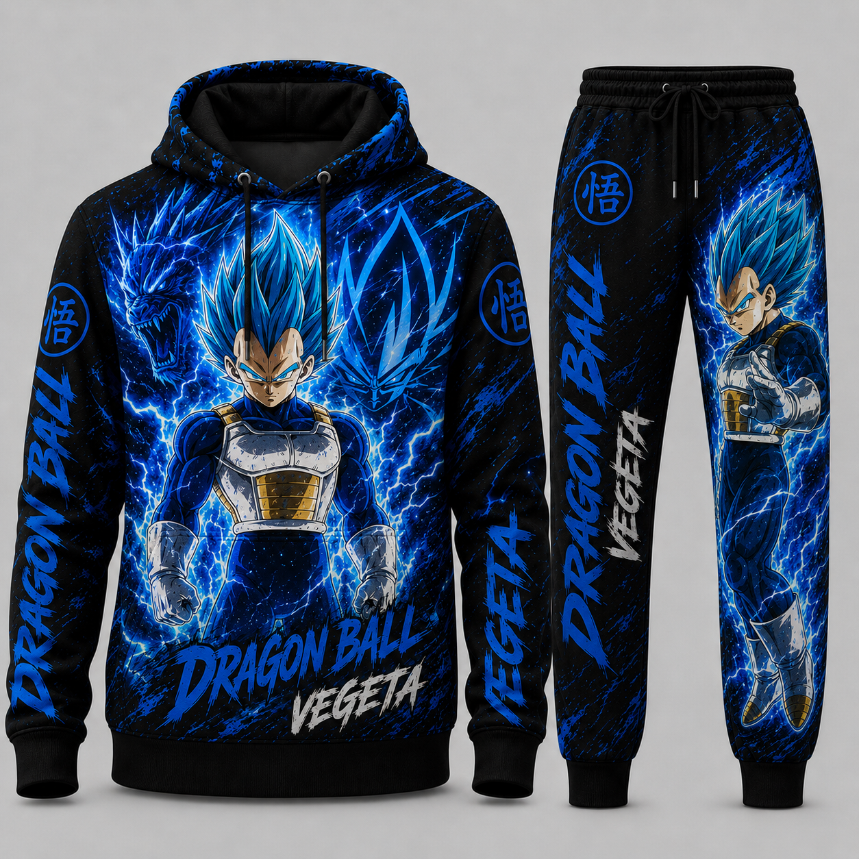 Goku Transformation Fan Set — Dragon Ball Hoodie & Sweatpants