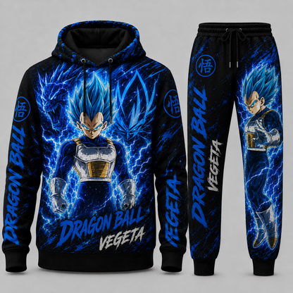 Goku Transformation Fan Set — Dragon Ball Hoodie & Sweatpants
