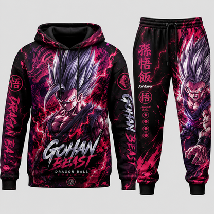 Goku Transformation Fan Set — Dragon Ball Hoodie & Sweatpants