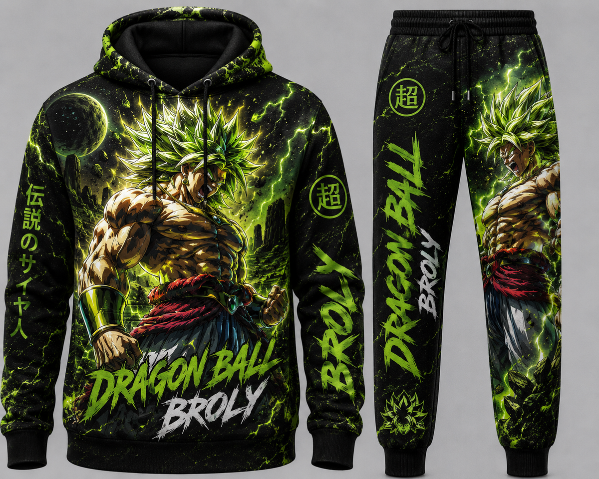 Goku Transformation Fan Set — Dragon Ball Hoodie & Sweatpants