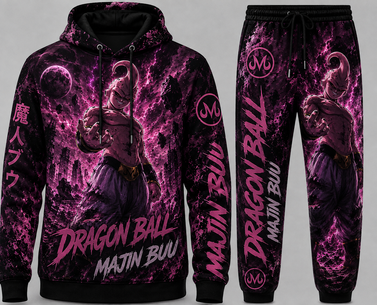 Goku Transformation Fan Set — Dragon Ball Hoodie & Sweatpants
