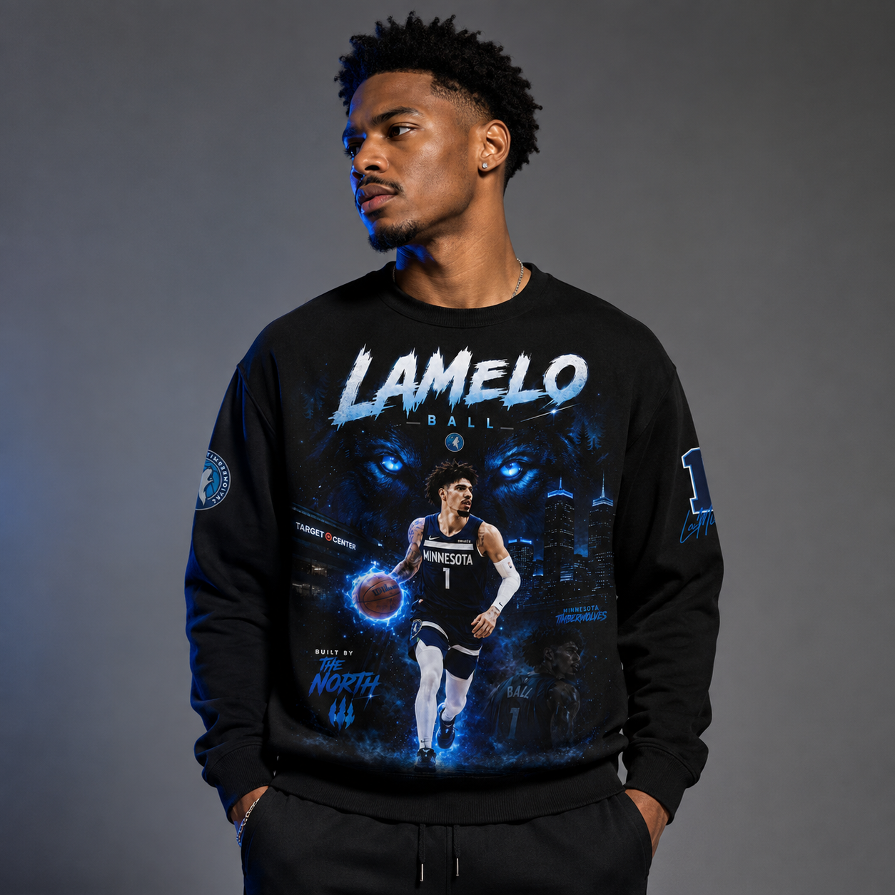 LaMelo Ball 1 Minnesota Basketball Fan Shirt, Hoodie, Sweatshirt & Zip Hoodie | Timberwolves Inspired NBA Apparel