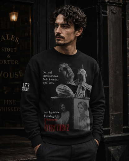 Peaky Blinders Inspired Apparel Collection — Black Quote Graphic Hoodie, Zip Hoodie, Sweatshirt & T-Shirt