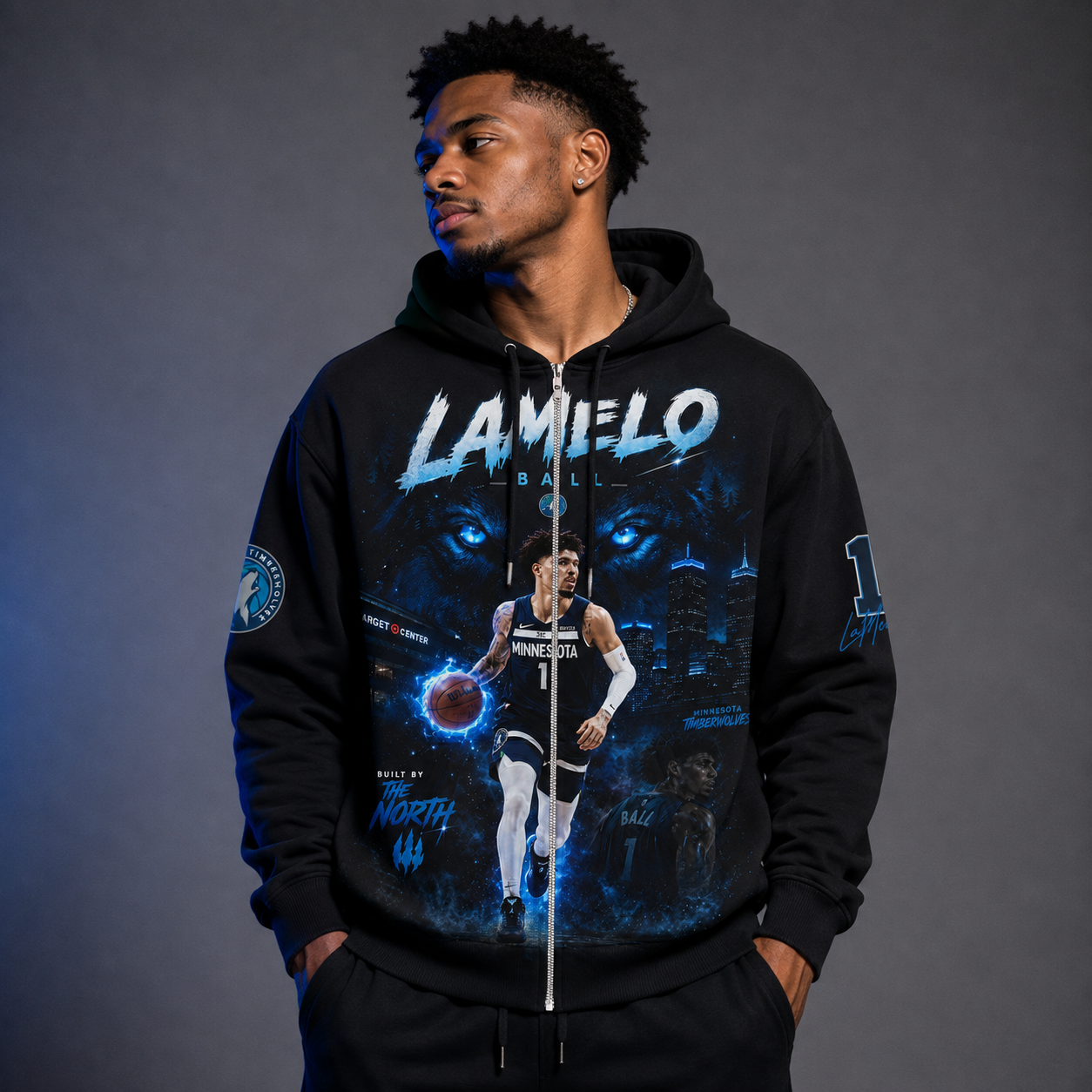 LaMelo Ball 1 Minnesota Basketball Fan Shirt, Hoodie, Sweatshirt & Zip Hoodie | Timberwolves Inspired NBA Apparel