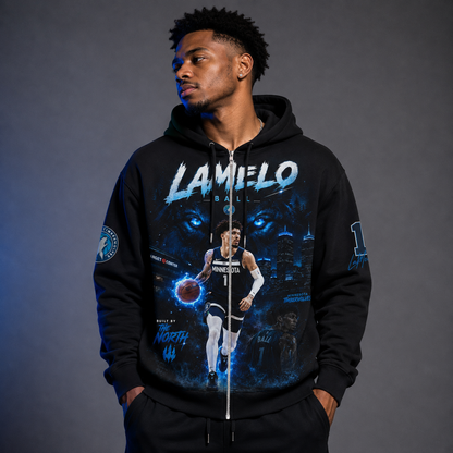 LaMelo Ball 1 Minnesota Basketball Fan Shirt, Hoodie, Sweatshirt & Zip Hoodie | Timberwolves Inspired NBA Apparel