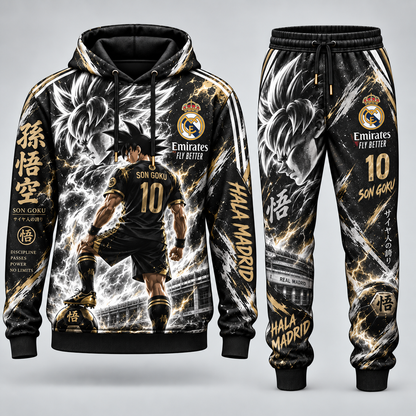 Limited Edition Son Goku x Champions League Hoodie & Sweatpants Fan Set