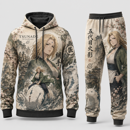 Limited Edition Leaf Village Fan Set — Hoodie & Sweatpants | Ninja Hero Style