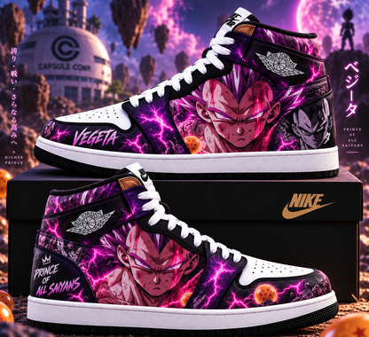 DBL Vegeta Fan Shoes — Anime High Sneaker Gift