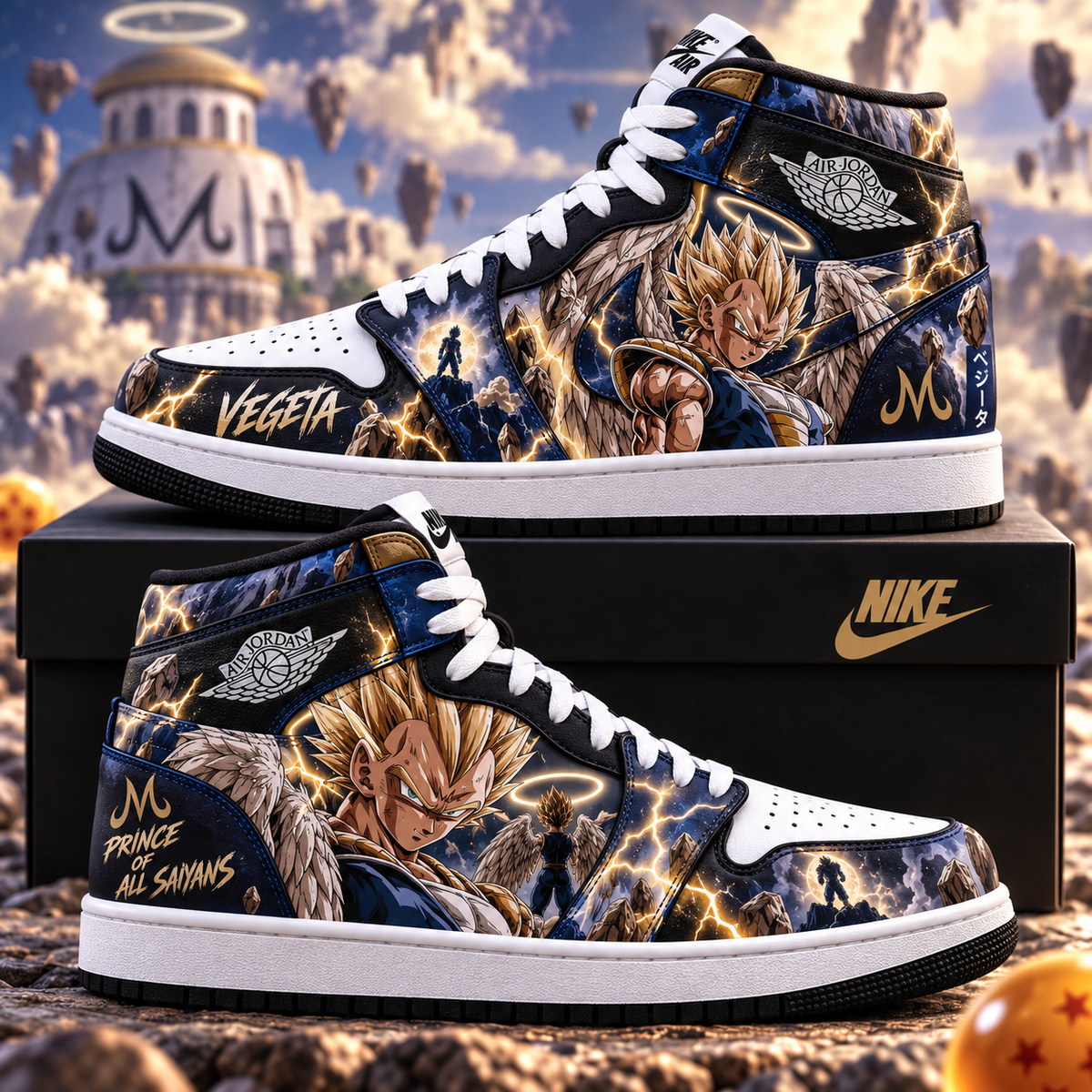 DBL Vegeta Fan Shoes — Anime High Sneaker Gift